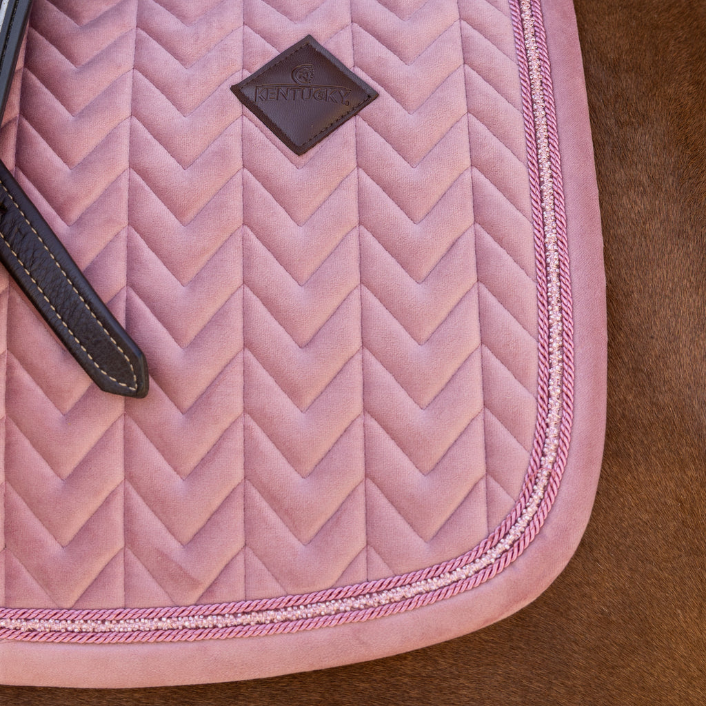 Tapis de Selle Kentucky Velours Mini Perles - Obstacle
