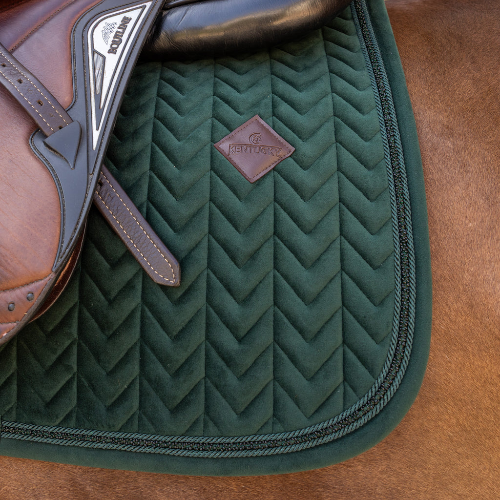 Kentucky Zadeldekje Velvet Mini Pearls - Jumping