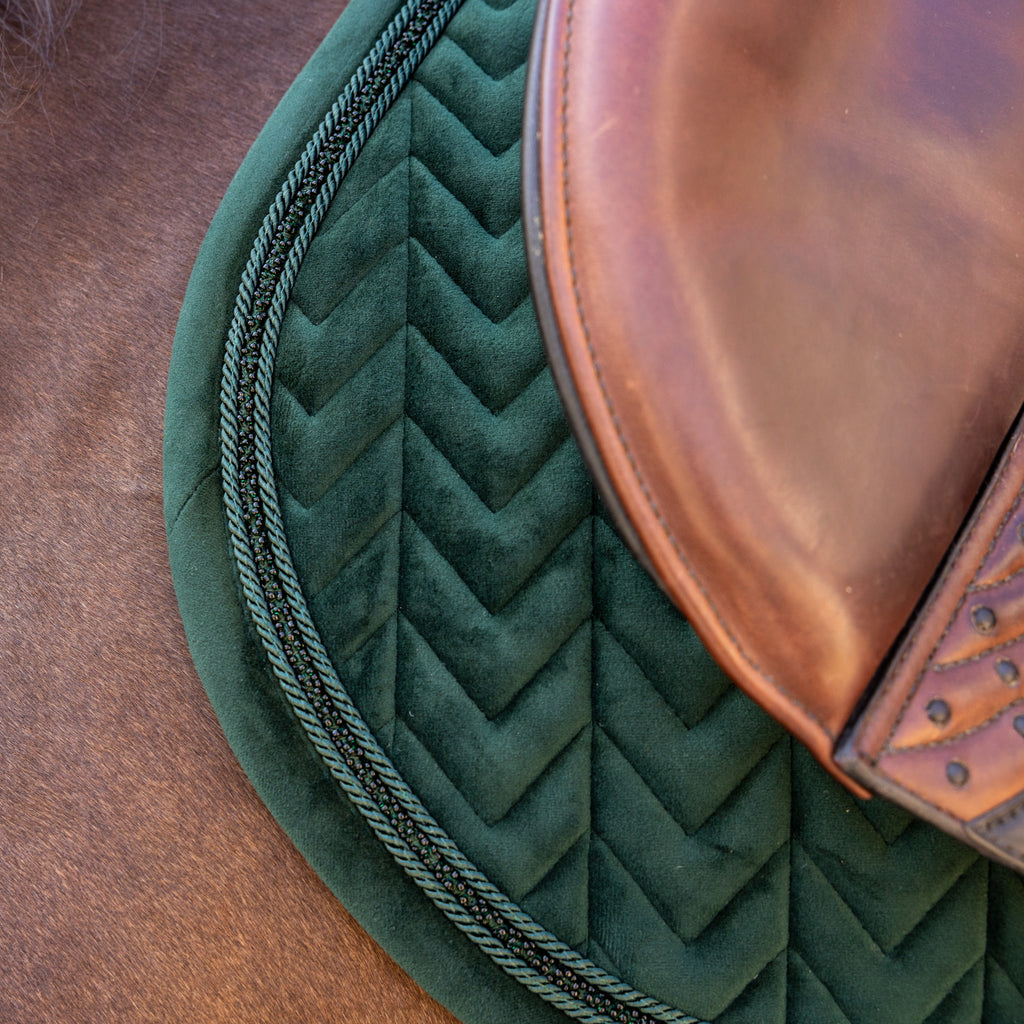 Kentucky Zadeldekje Velvet Mini Pearls - Jumping