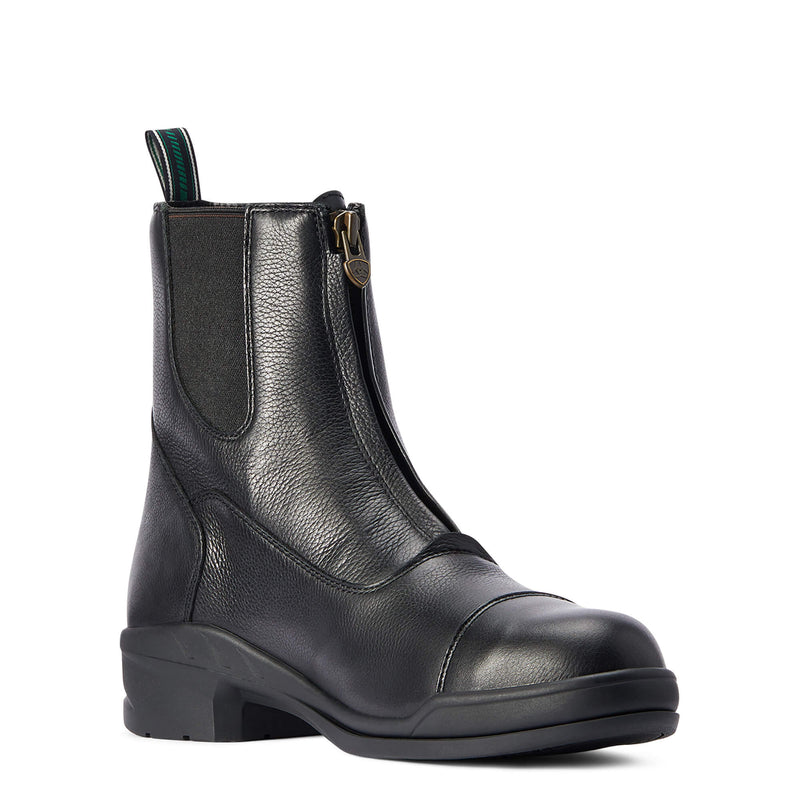 Ariat Jodphurs Heritage Iv - Zipper - Steel Toe - Black - Men