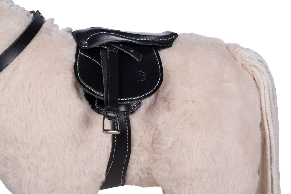 Selle HKM pour poney en peluche