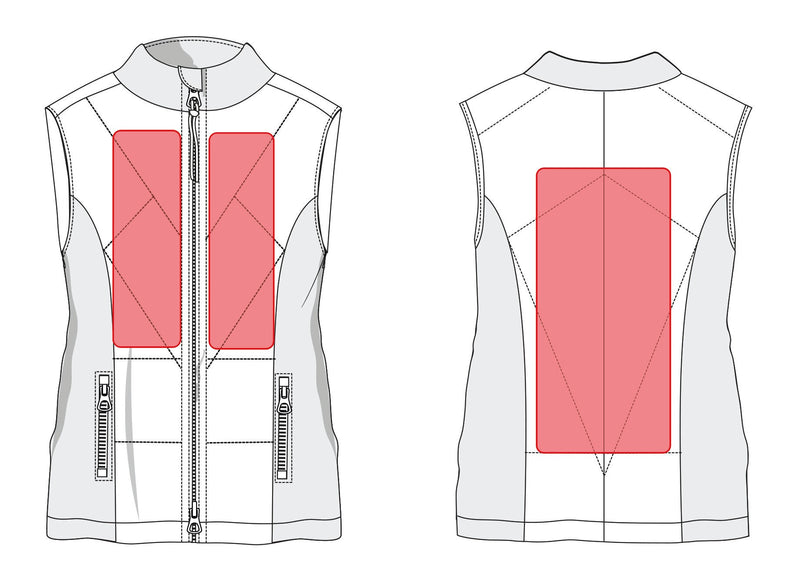 HKM Verwarmde Bodywarmer - Slimline - Dames