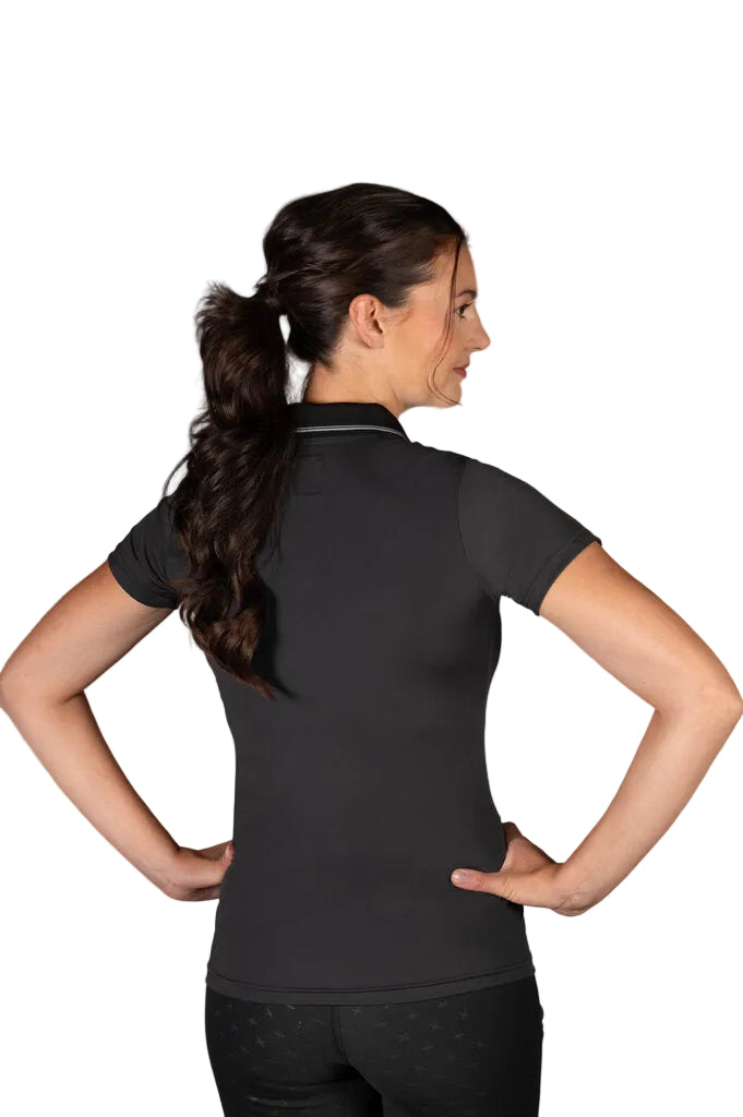 HKM Poloshirt Limone - Kurzarm - Damen