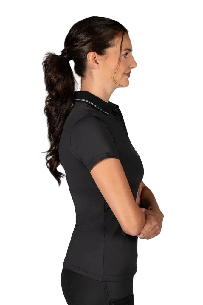 HKM Poloshirt Limone - Kurzarm - Damen