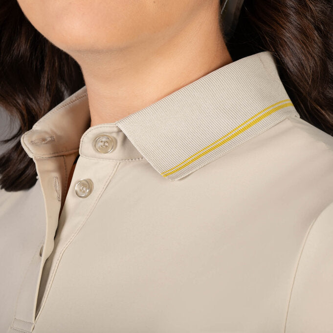 HKM Poloshirt Limone - Kurzarm - Damen