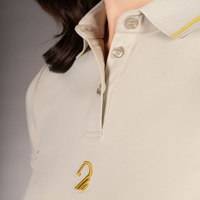 HKM Poloshirt Limone - Kurzarm - Damen