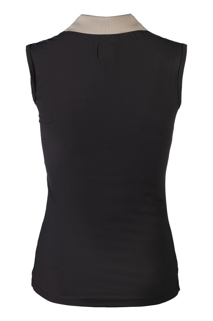 HKM Poloshirt Limone - Ärmellos - Damen