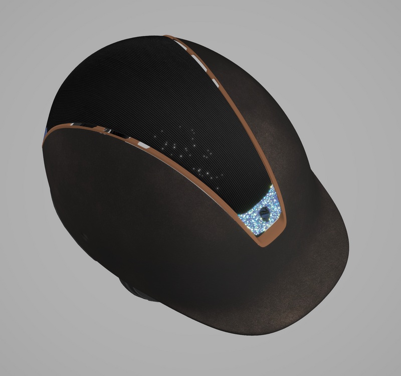Custom Emmers Equestrian Helmet - Alcantara "test test"