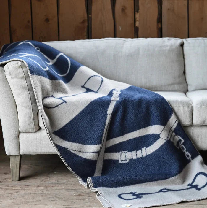 Adamsbro Classic Bit Throw - Wool