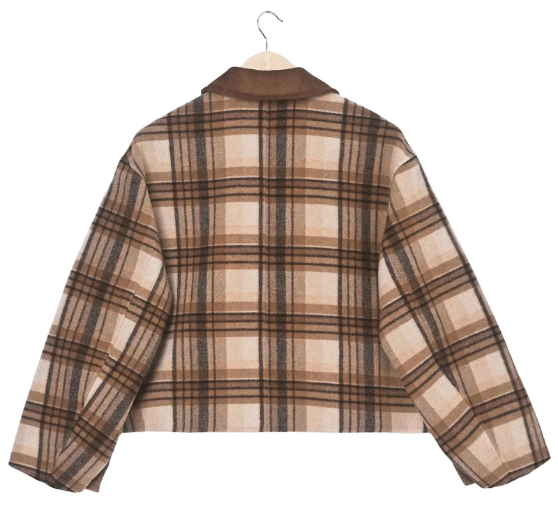 Adamsbro Exclusive Checked Wool Jacket - Women