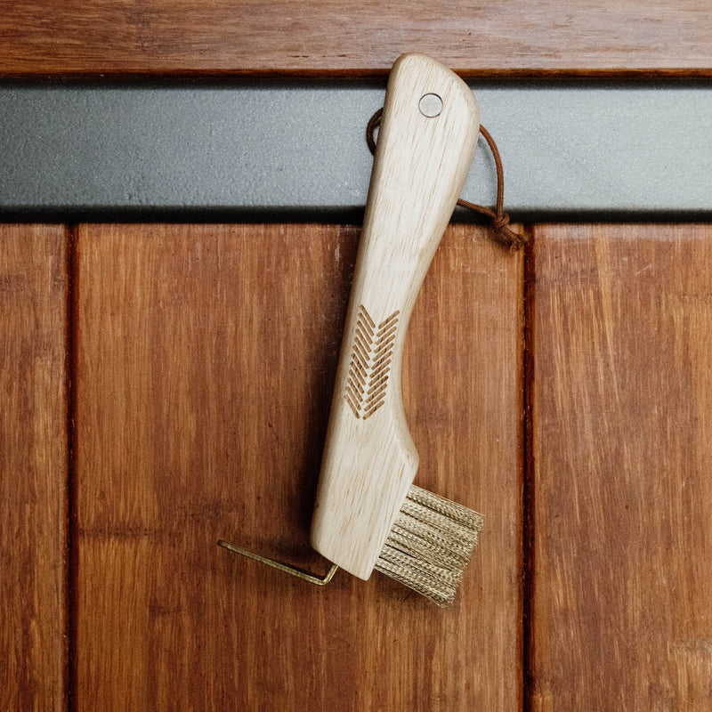 Grooming Deluxe Hufkratzer mit Metallbürste