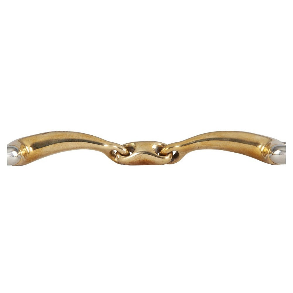 BR Olivenkopftrense Doppelt Gebrochen - Weicher Kontakt - 14 mm