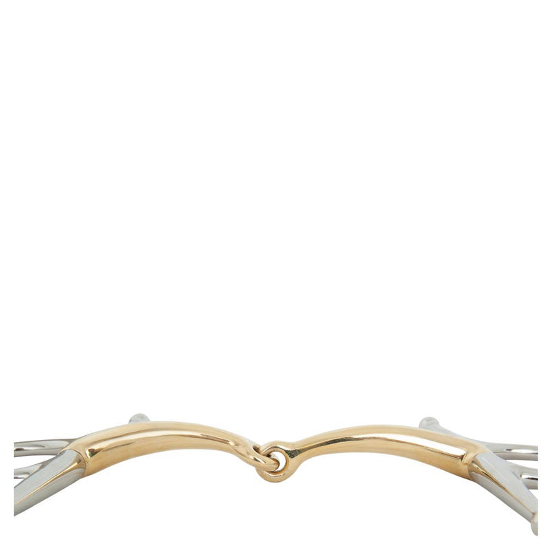 Mors BR Kneveltrens cassée simple - Contact souple - 14 mm