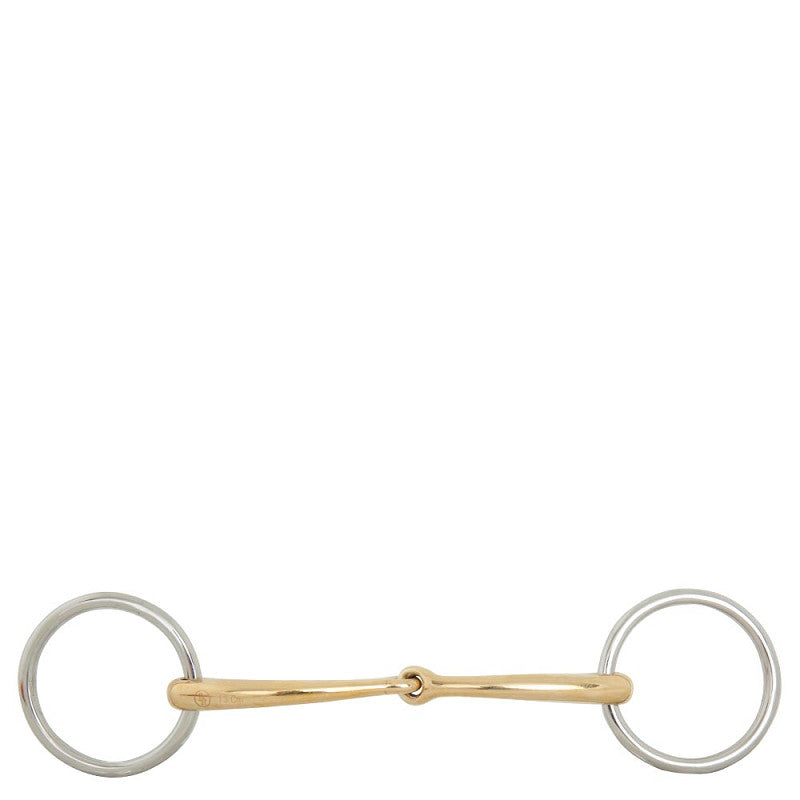 BR Bradoon Loose Ring Single Jointed - Soft Contact - 10 mm