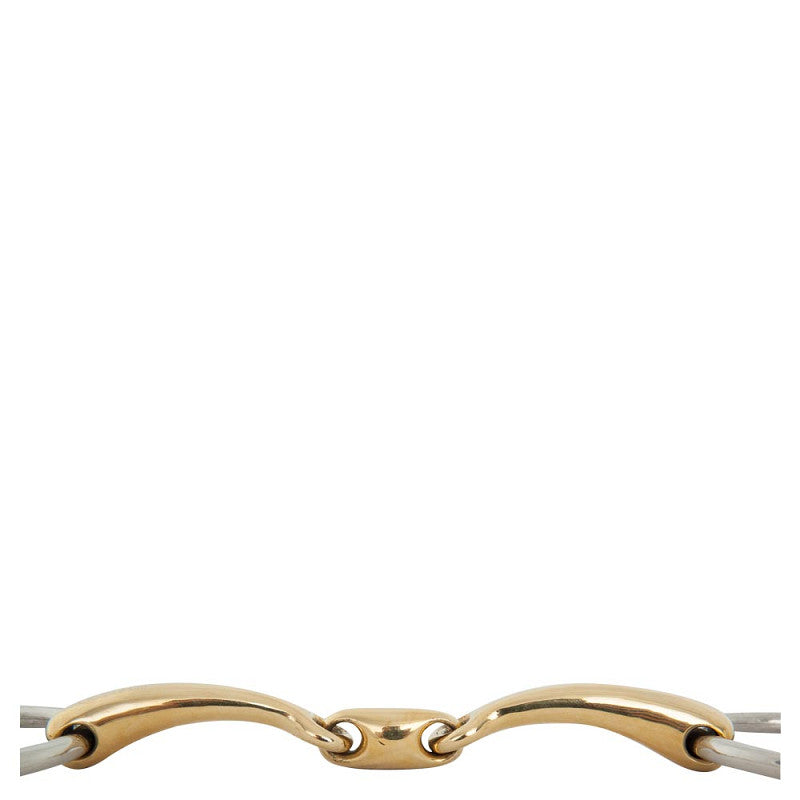 BR Bradoon à anneaux libres double brisure - Contact doux - 12 mm
