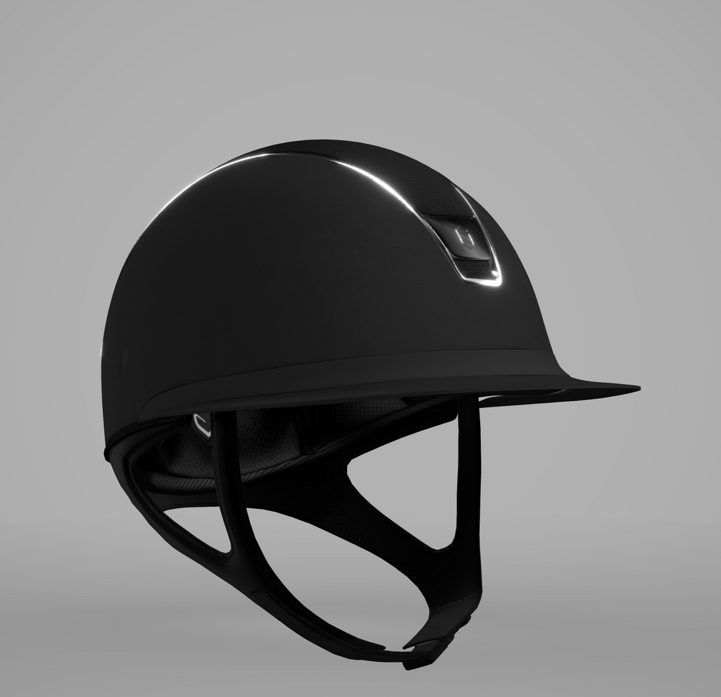 Custom Emmers Equestrian Helmet - Alcantara