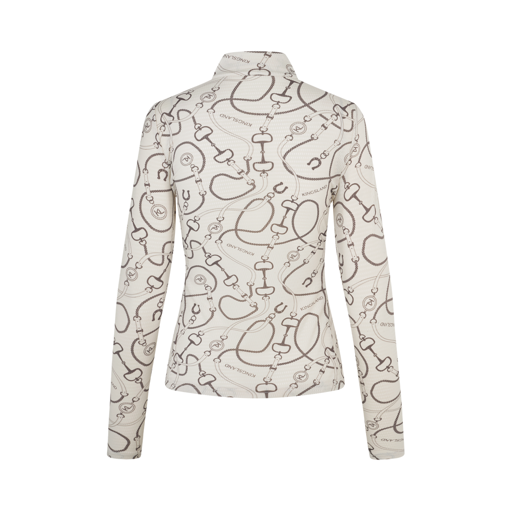 Kingsland Trainingsshirt Mesh KLLarissa - Lange Ärmel - Damen