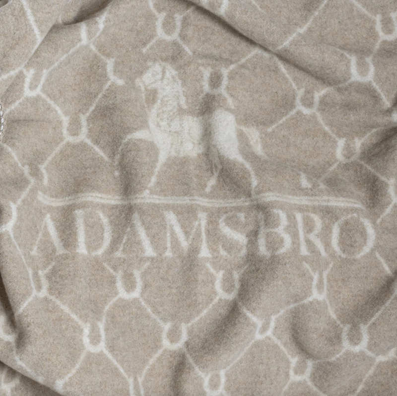 Adamsbro Plaid Luxe - Laine Mérinos - Beige