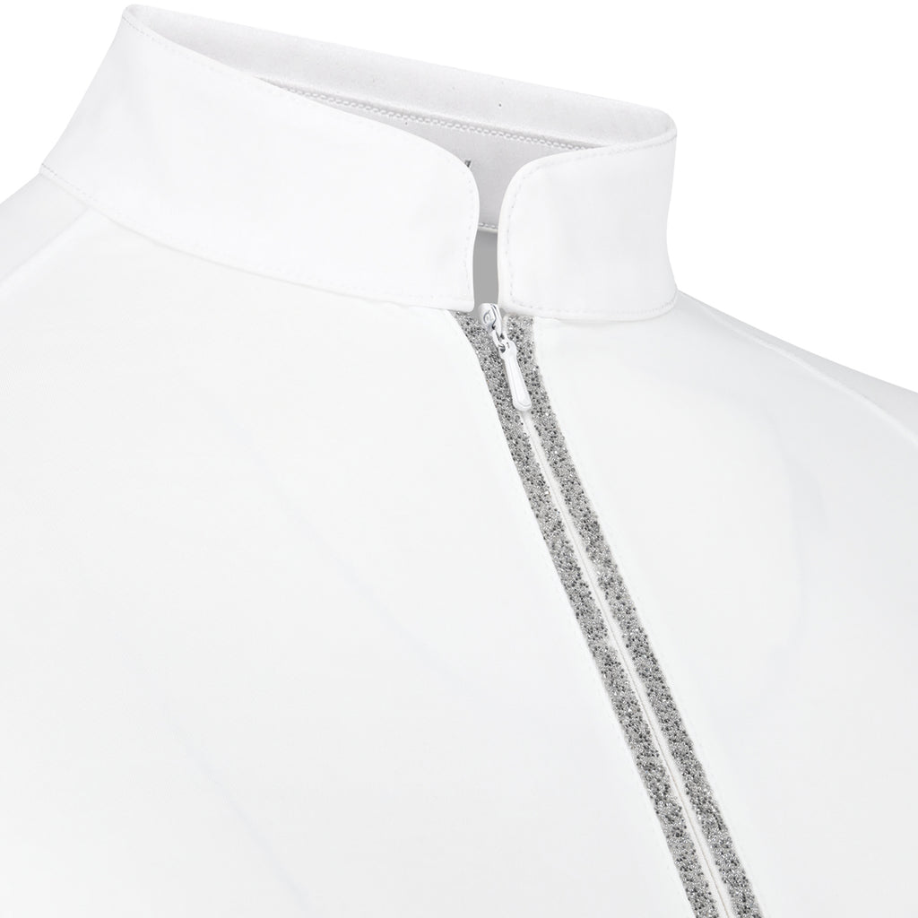 Kentucky Show Shirt Classic Glitter Reißverschluss - Langarm - Damen