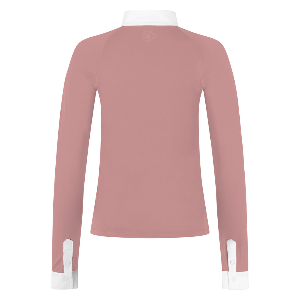 Kentucky Show Shirt Classic Glitter Reißverschluss - Langarm - Damen