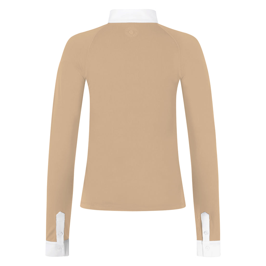 Kentucky Show Shirt Classic Glitter Reißverschluss - Langarm - Damen