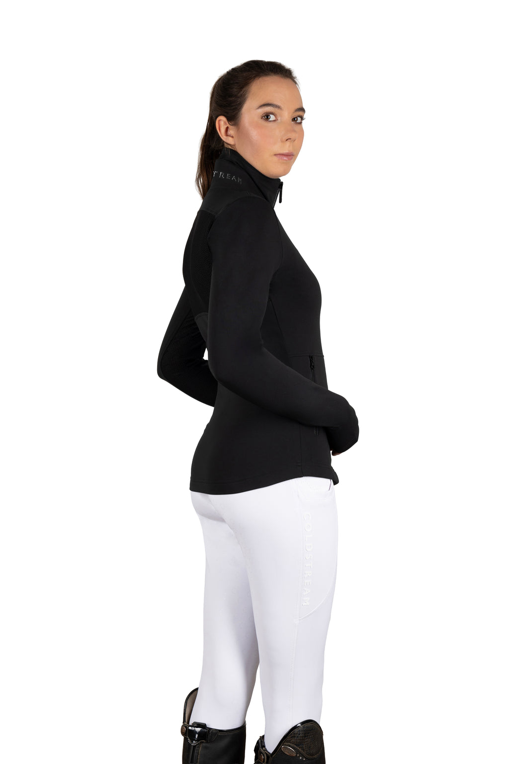 Coldstream Rijbroek Eckford Crystal - Full Grip - Dames