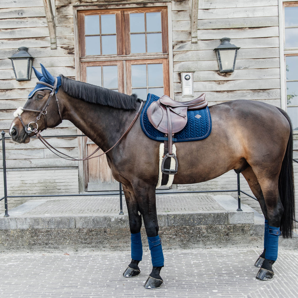 Kentucky Saddle Pad Velvet Pearls - Jumping