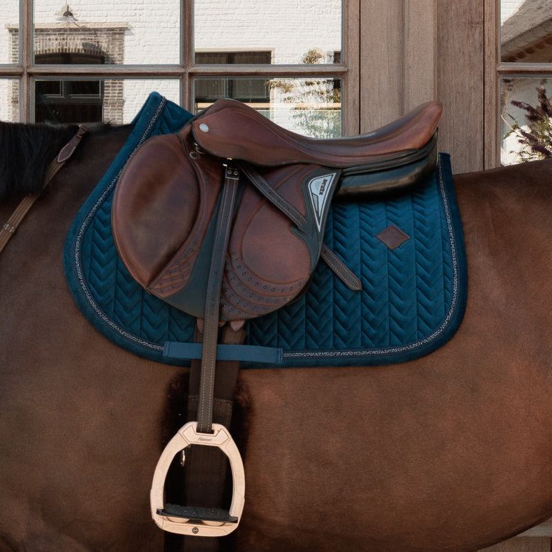 Kentucky Zadeldekje Velvet Mini Pearls - Jumping