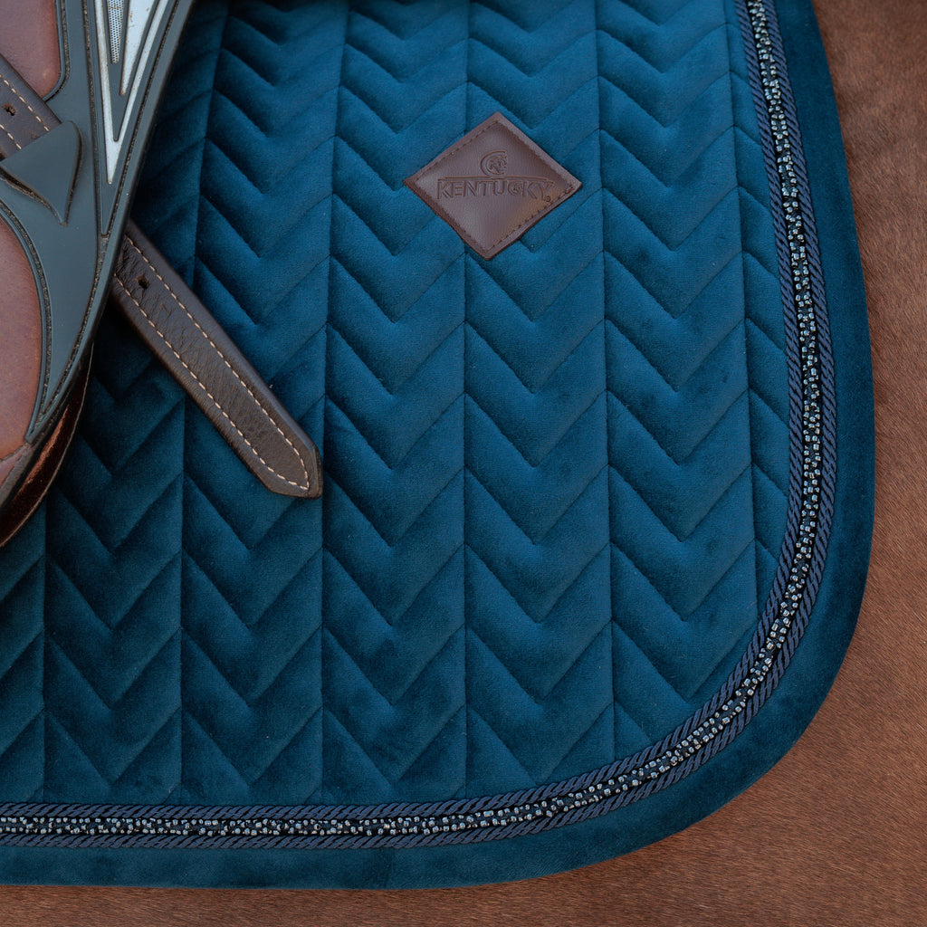 Tapis de Selle Kentucky Velours Mini Perles - Obstacle