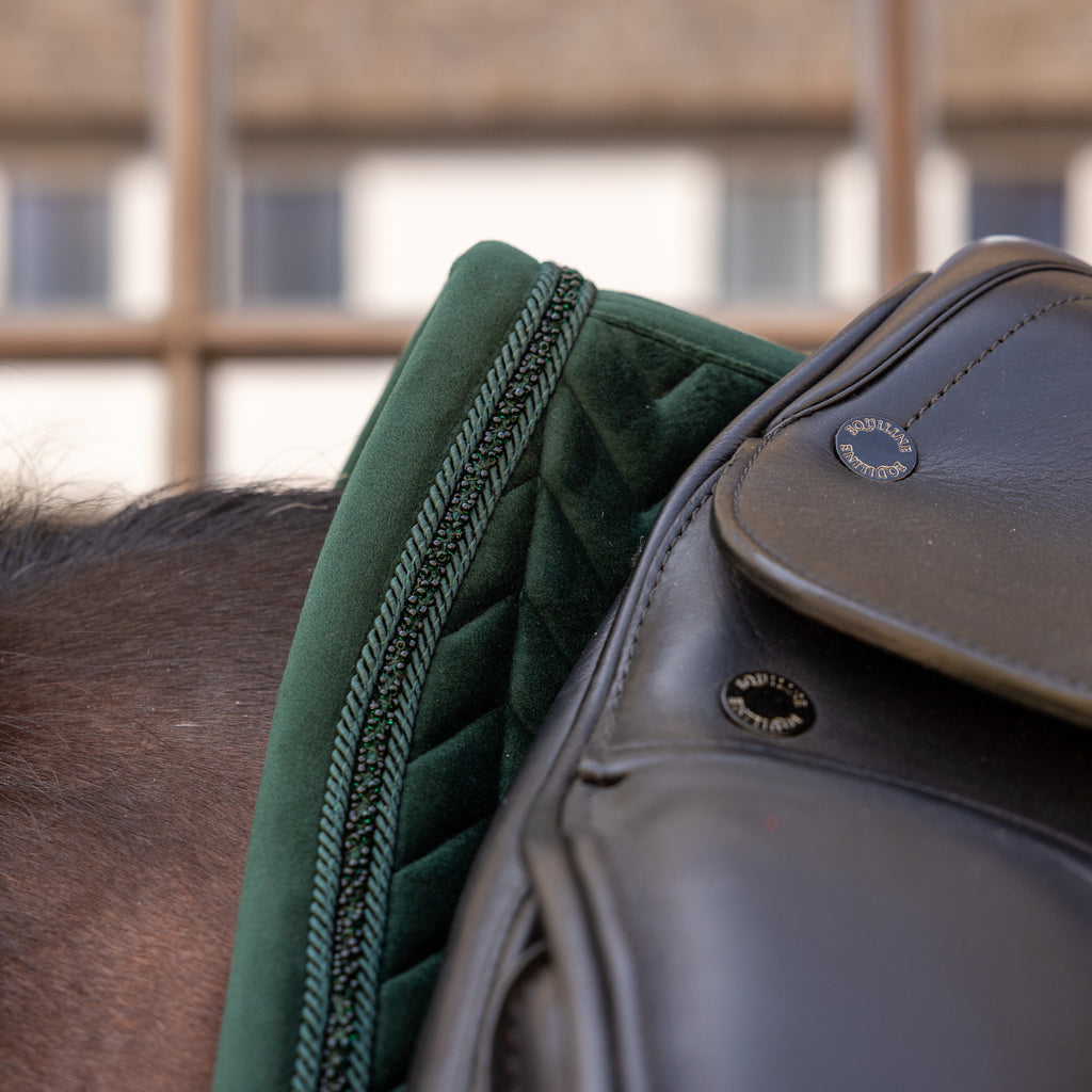 Tapis de selle Kentucky Velours Mini Perles - Dressage