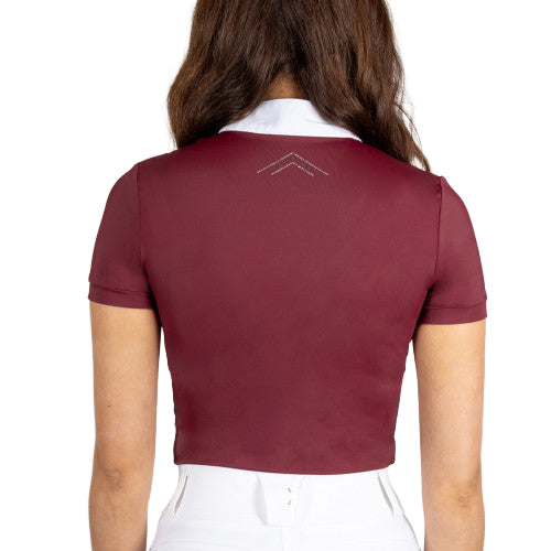 Coldstream Chemise de concours Harthill Diamante - Manches courtes - Femmes