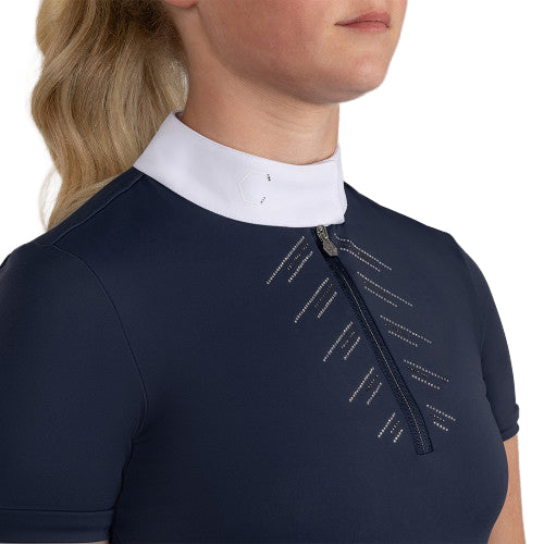 Coldstream Chemise de concours Harthill Diamante - Manches courtes - Femmes