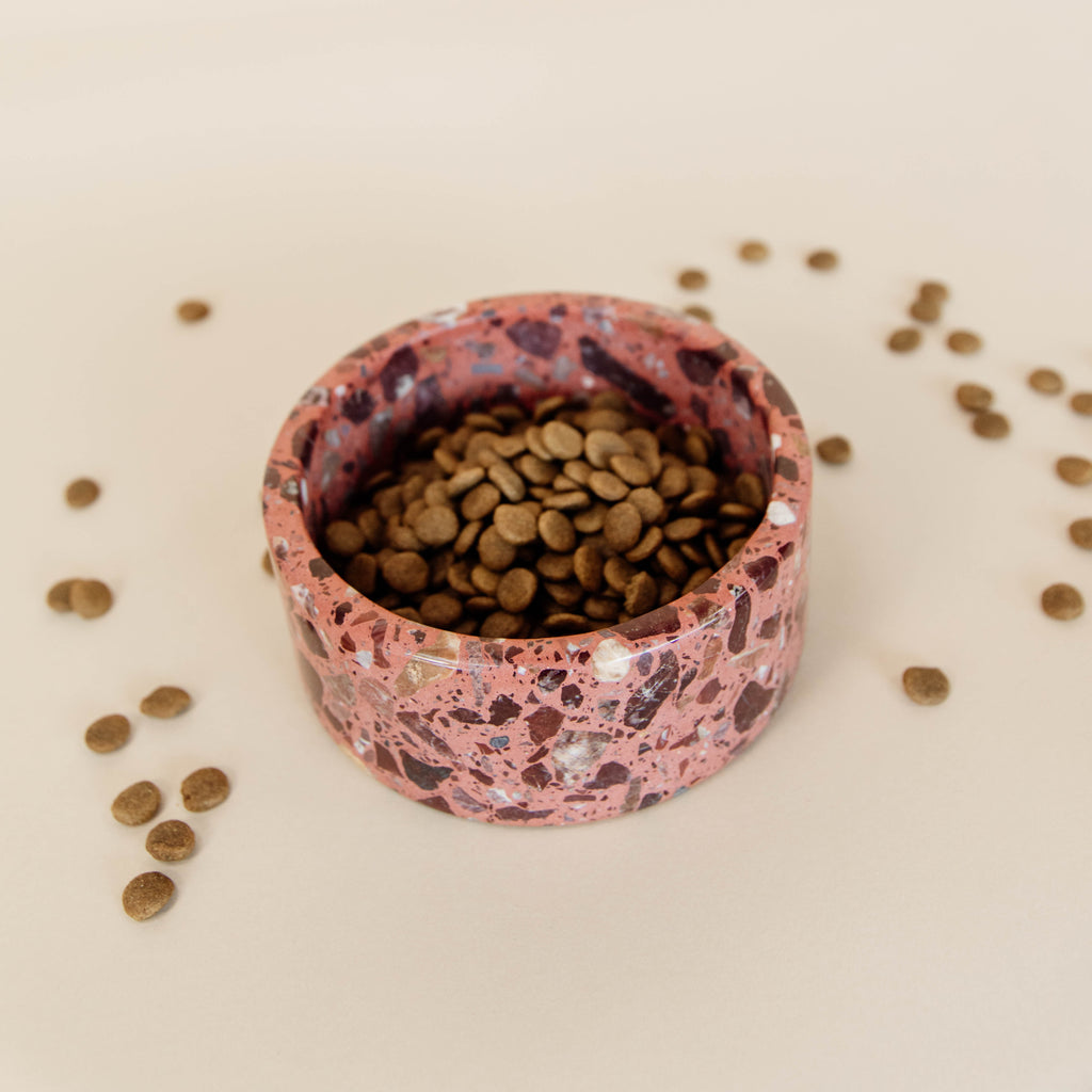 Kentucky Hondenvoerbak - Terrazzo Stone