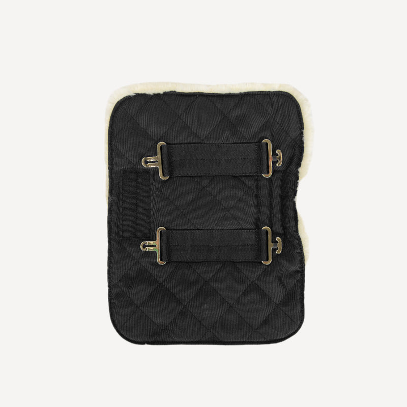 Kentucky Quilted Chest Expander Vegan Sheepskin - 2 Closures