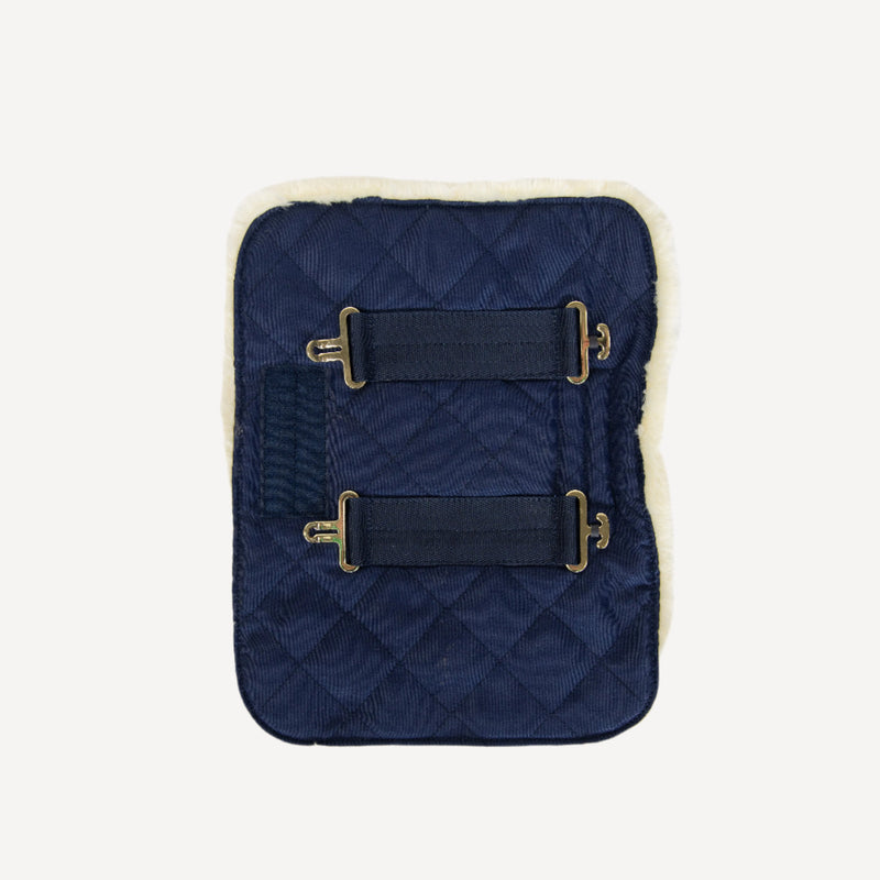 Kentucky Quilted Chest Expander Vegan Sheepskin - 2 Closures