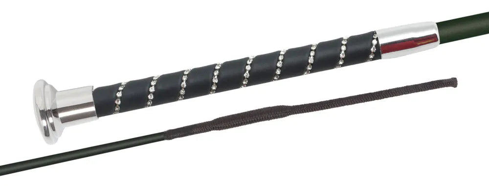 Fleck Dressurpeitsche Silktouch Crystal - Wrapped Grip