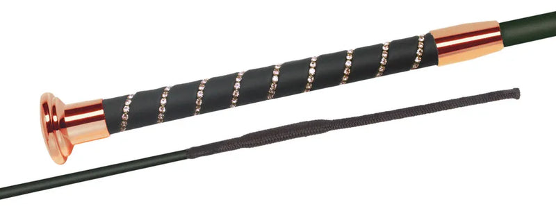 Fleck Dressuurzweep Silktouch Crystal - Wrapped Grip