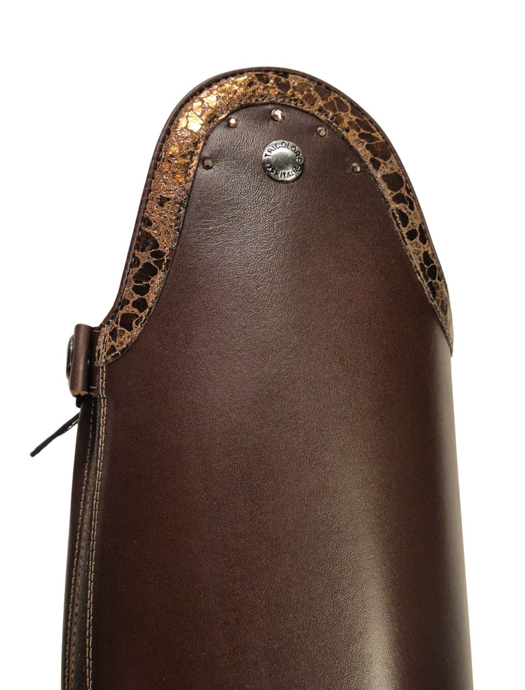 Riding Boots Tricolore Puro Duo - Ice Bronzo Top & Rose Gold Crystals