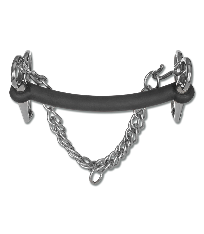 Waldhausen Pelham - Ongebroken Hard - Rubber - 15 mm