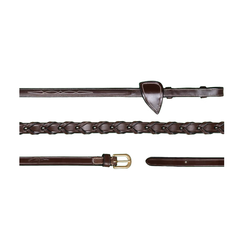 Dy'on English Leather Laced Teugels 13Mm