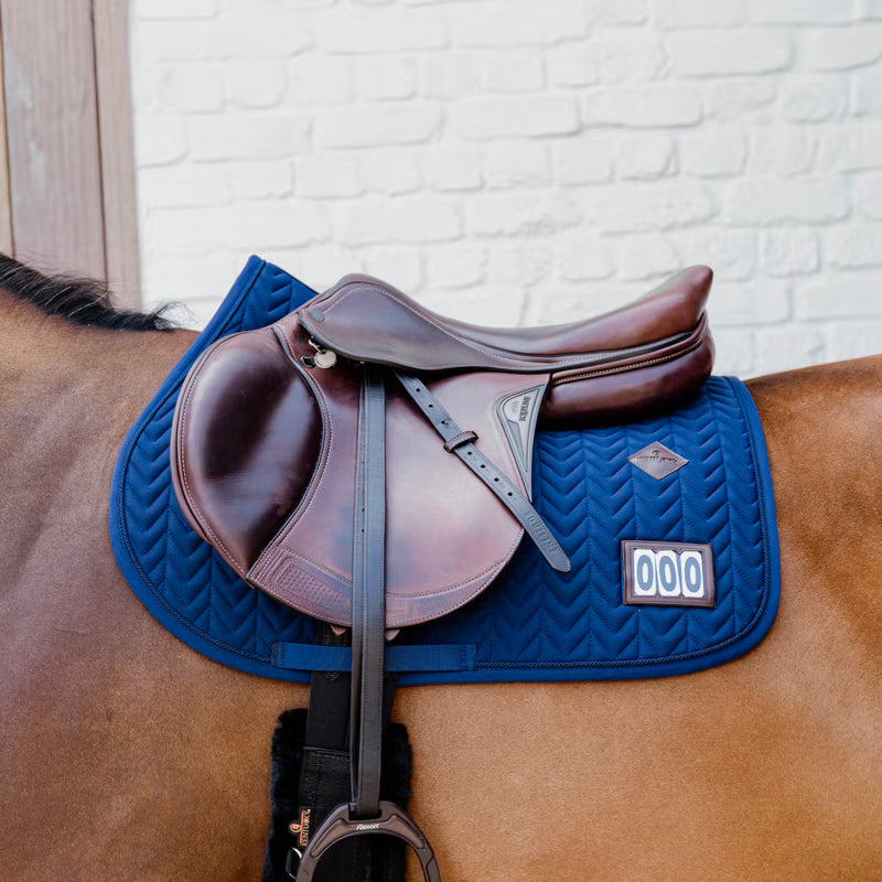 Kentucky Tapis de selle en arête de poisson Compétition - 2 numéros - Saut d'obstacles