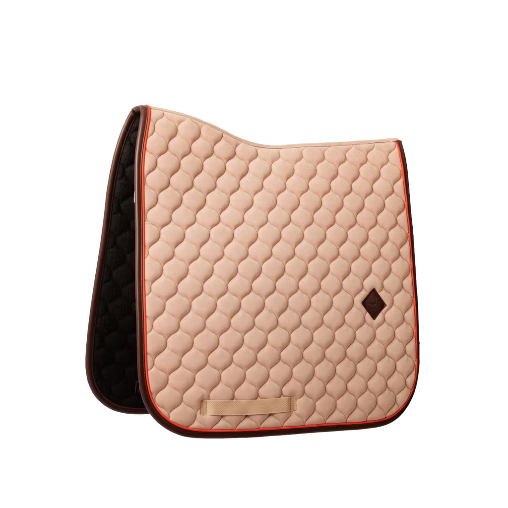 Kentucky Sattelpad Onion Quilt Leder Neon - Dressur