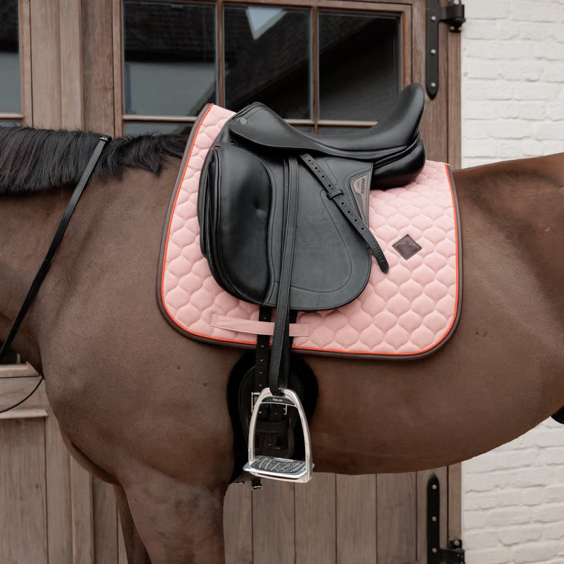 Kentucky Sattelpad Onion Quilt Leder Neon - Dressur