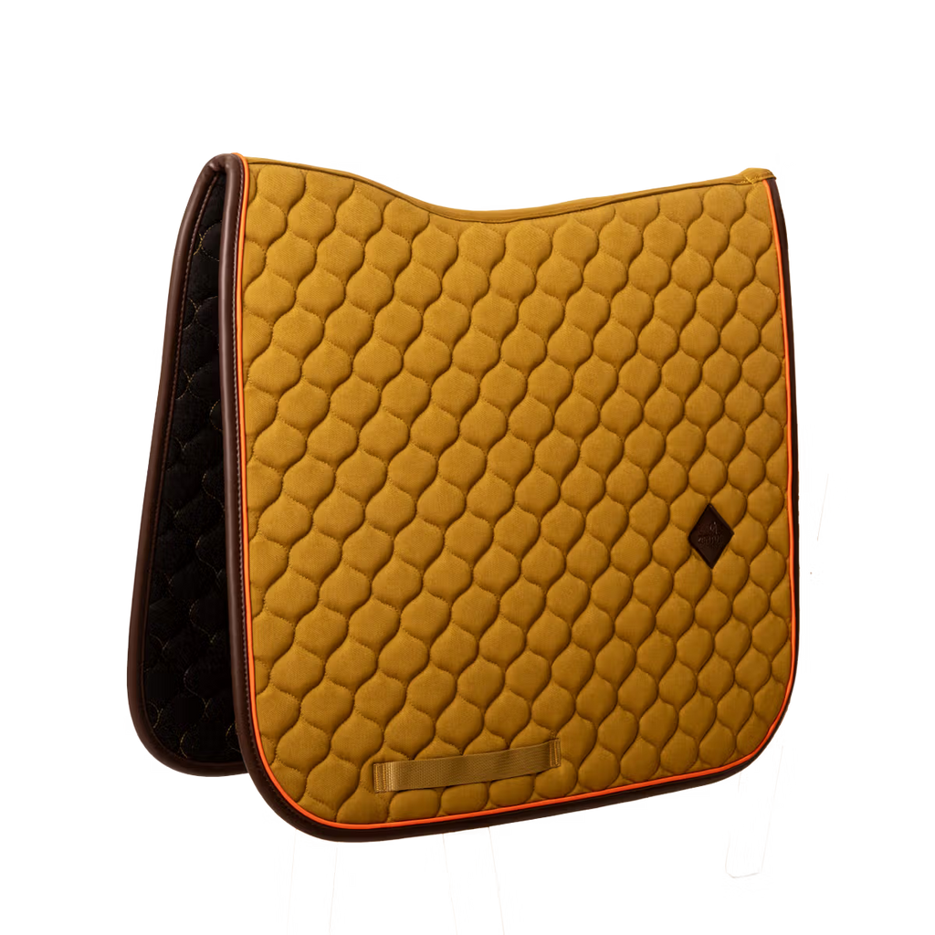 Kentucky Sattelpad Onion Quilt Leder Neon - Dressur