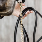 Kentucky Führstrick Leder mit Kette - 270 cm
