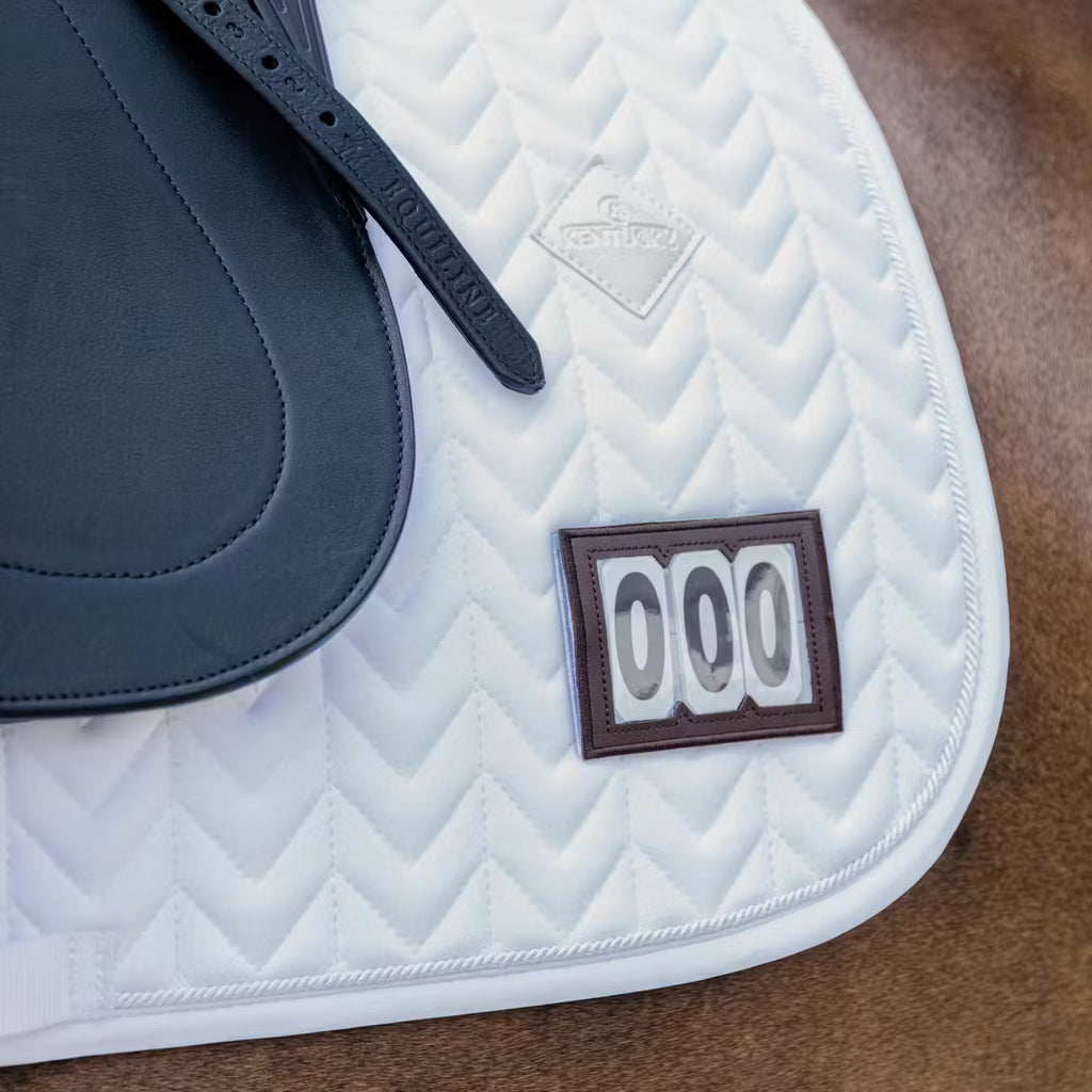 Kentucky Tapis de selle en arête de poisson Compétition - 2 numéros - Dr