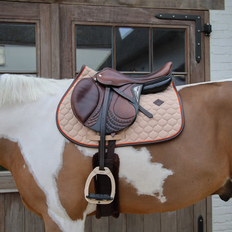 Kentucky Saddlepad Onion Quilt Leather Neon - Jumping