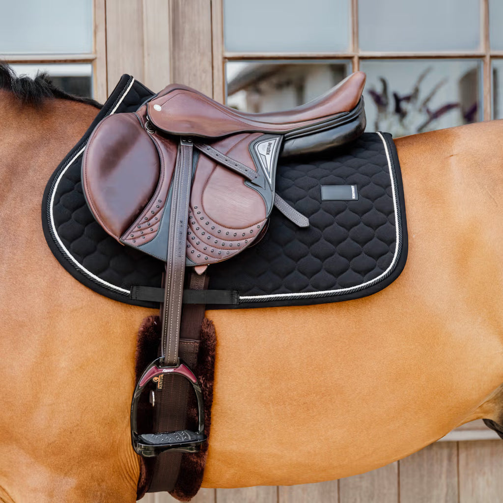 Kentucky Saddle Pad Onion Quilt - Rubber Logo - Vz