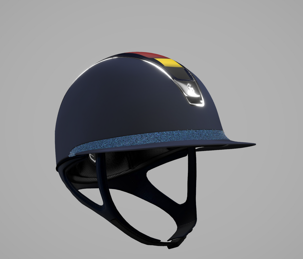 Custom Emmers Equestrian Helmet - ShadowMatt "Lisa"