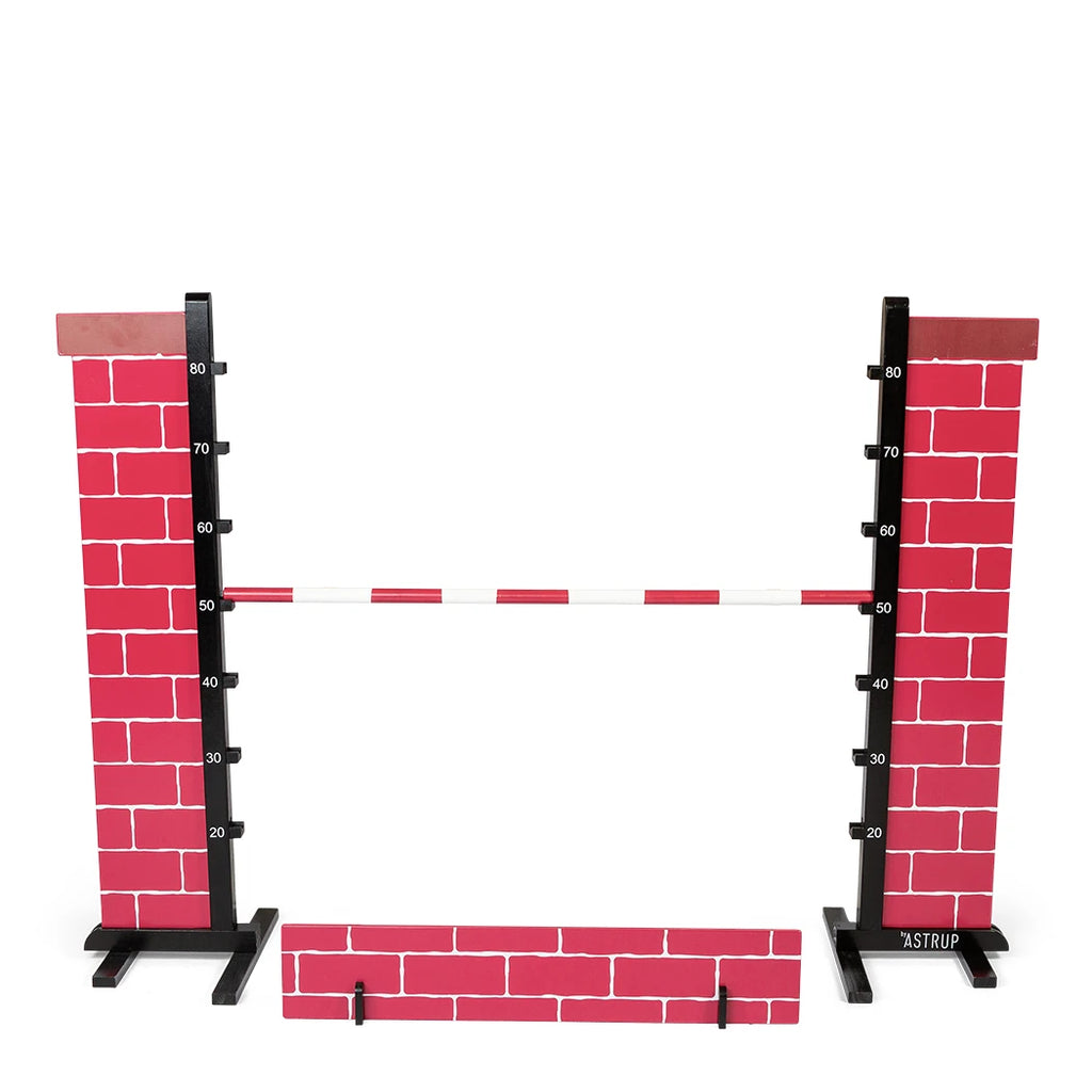 Par Astrup Mur en pierres avec obstacles - Pour cheval bâton